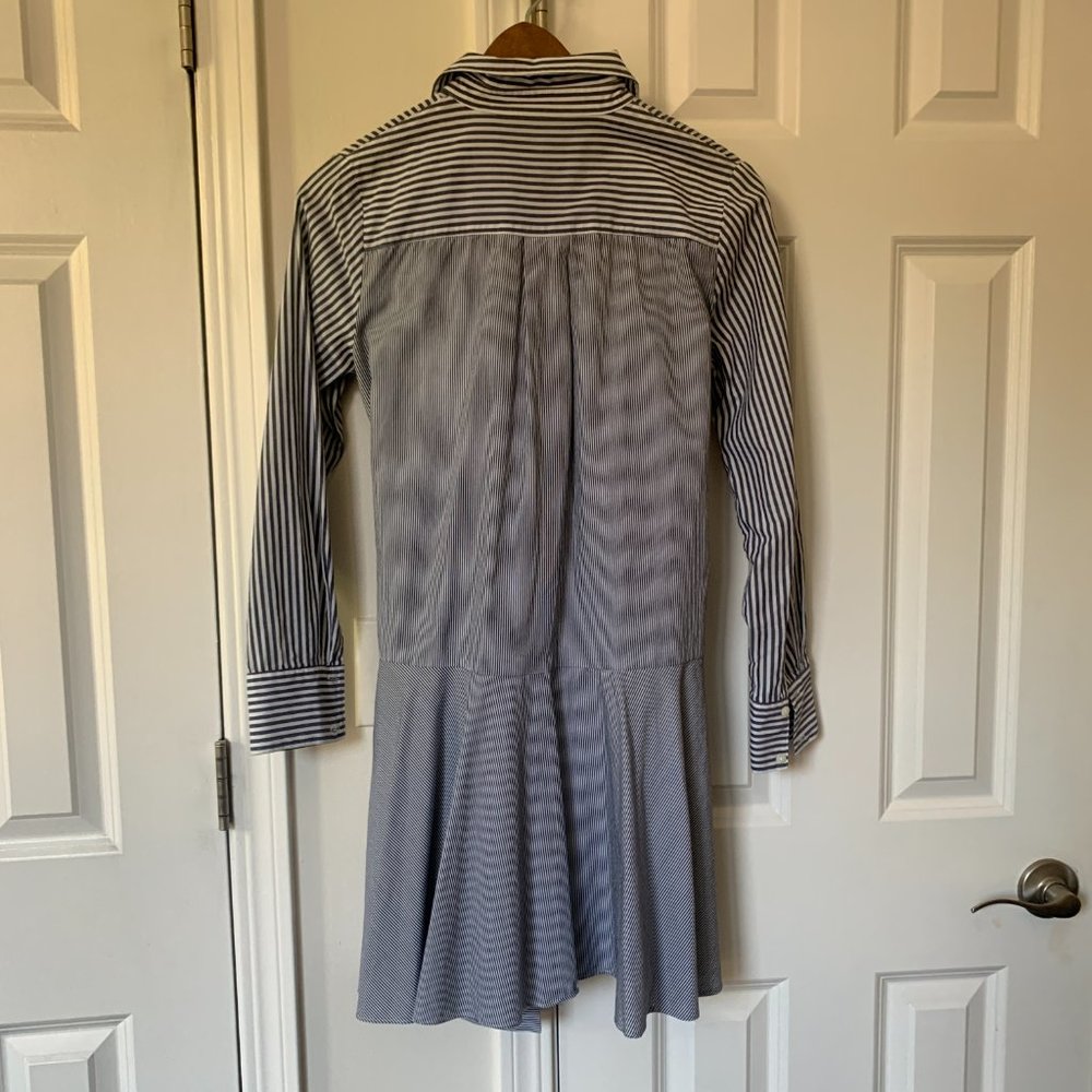 DEREK LAM 10 CROSBY Striped Shirt Dress - Picture 9 of 10